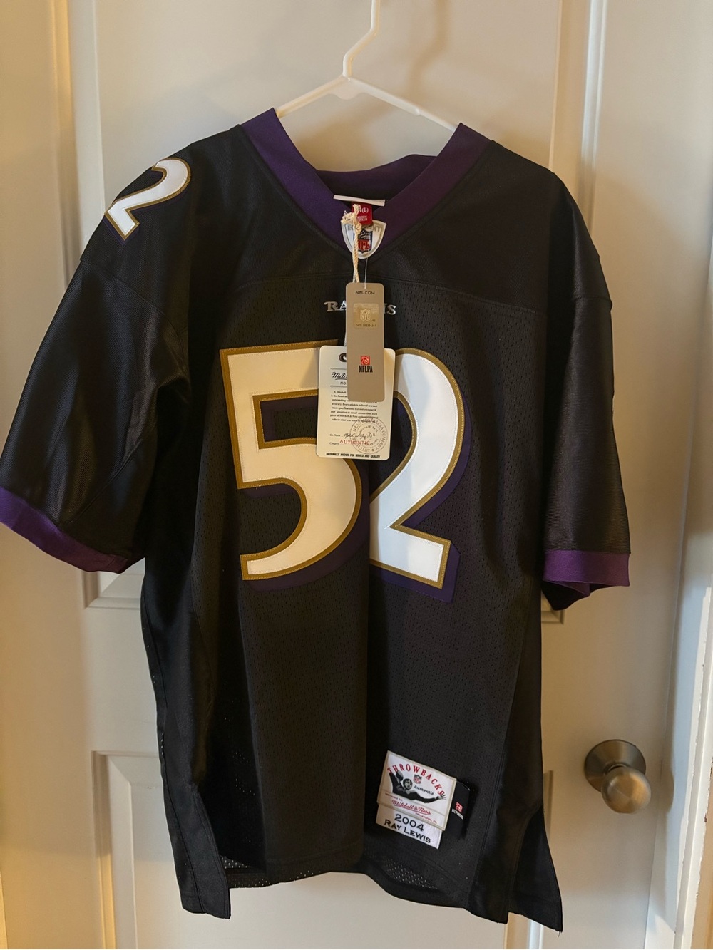 Ray Lewis Baltimore Ravens Black 2004 Authentic Jersey